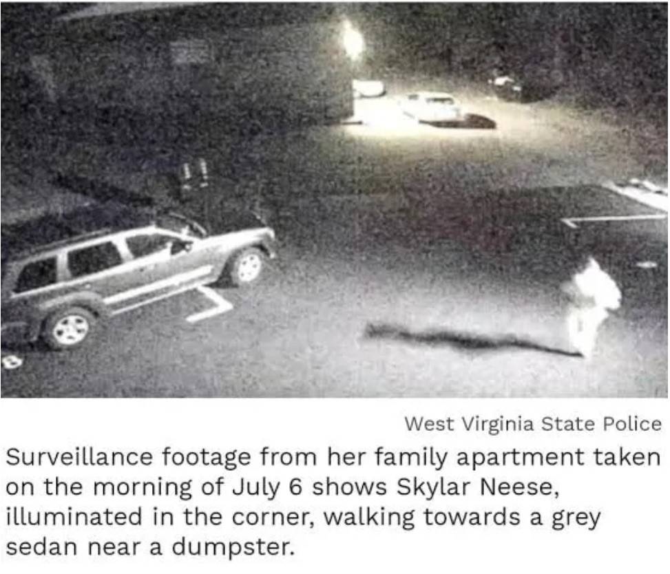 Skylar Neese CCTV footage still